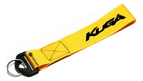 Llavero Cinta 20 X 4 Cm Ford Kuga Amarillo