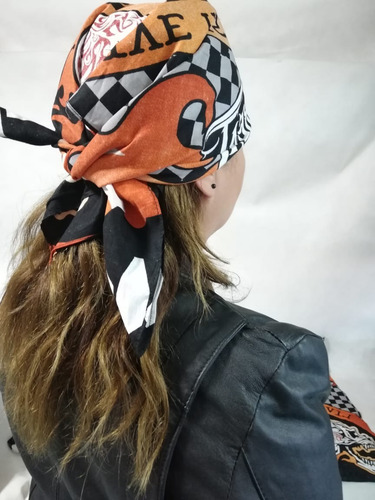 Paño Chopper Calavera Fuego Lk
