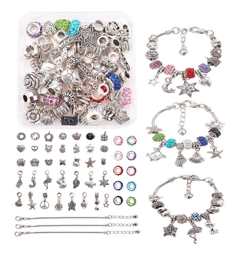 Airssory Kit Pulsera Estilo Europeo Cuenta Colgante Aleacion