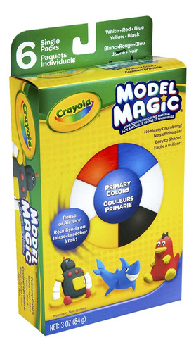 Masa Modelado Crayola Modelo Magic No Toxica 3 Onza 6