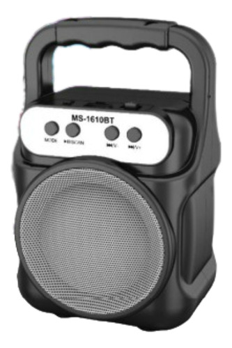 Parlante Suono MS-1610BT con bluetooth  negro