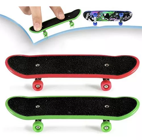 2 Skate De Dedo C/lixa Fingerboard +pcs Brinquedo barato - Ark