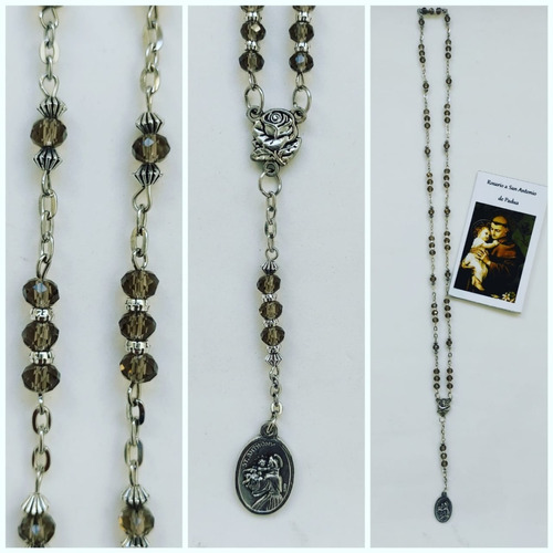 Rosario San Antonio De Padua (cristal) | Trifona.rosario