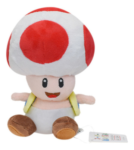Figura De Peluche De Super Mario Open Mushroom Man, 1 Pieza
