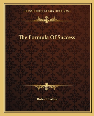 Libro The Formula Of Success - Collier, Robert