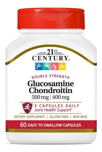 21 Century Glucosamine Chondroitin 500mg 400mg 60ct Sabor Flavorless