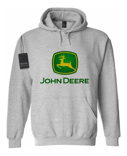 Buzo Canguro Adulto John Deere Dibujo Art Logo - Majd3