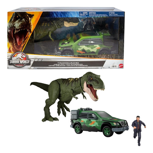 T. Rex, coleção Jurassic World Legacy, pacote Ambush Mattel