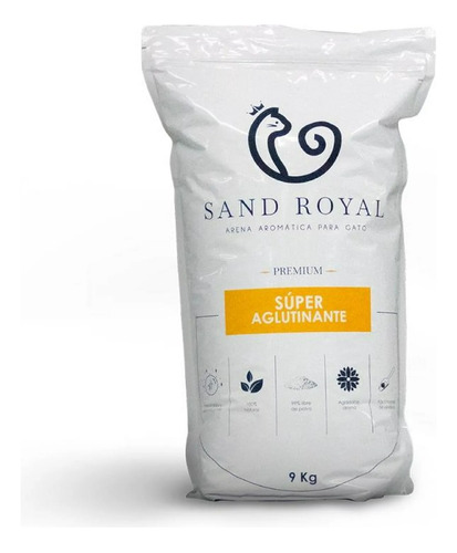 Arena Para Gato Sand Royal 9kg Aglutinante