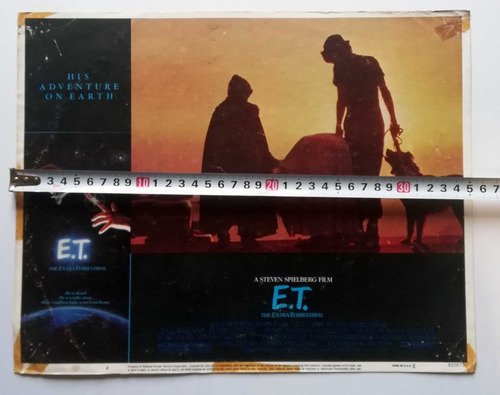 Lobby Card Original Usa E.t. Extraterrestre Spielberg Cine