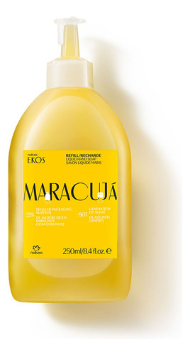 Refil Sabonete Liquido Maos Maracuja - Ekos - 250ml