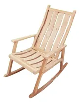 Comprar Silla Mecedora De Madera Descanso Jardín Maternidad