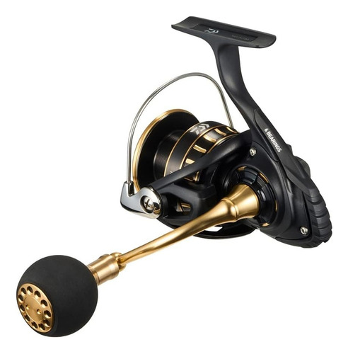 Molinete Pesca Daiwa Bg Sw 4000d-cxh Drag 12kg Cor Preto/dourado Lado Da Manivela Direito/esquerdo