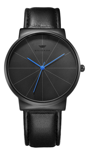 Relojes Minimalistas De Negocios Negros Casuales Impermeable