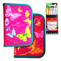 Comprar Cartuchera Faber Castell Con Utiles 2 Compartimentos