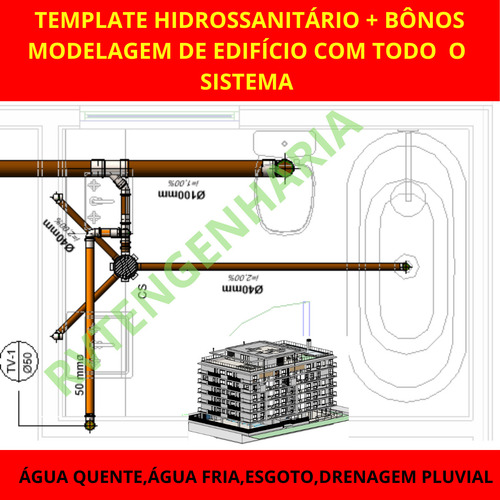 Revit Hidrossanitário Com Rotinas Dynamo+piscina Com Aulas