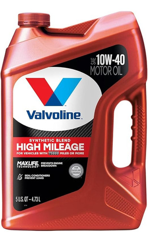 Valvoline Maxlife 10w40 Aceite Motor 4,73l Combate Fugas