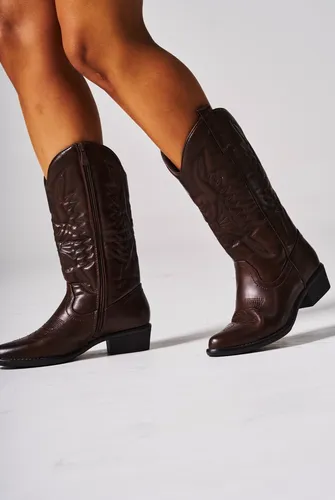 Botas Texanas Bajas Caña Media