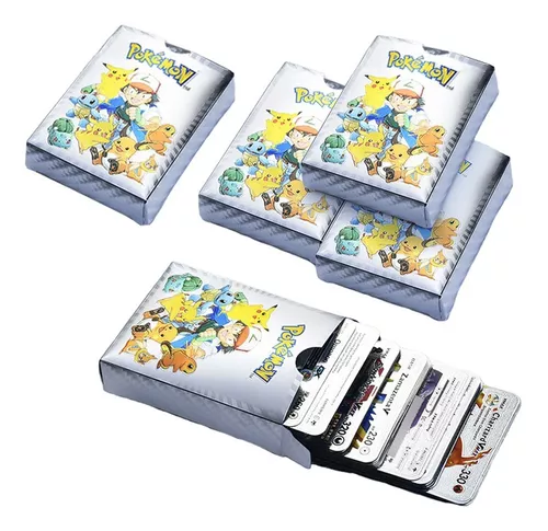 Cartas Pokemon Douradas Plastificadas