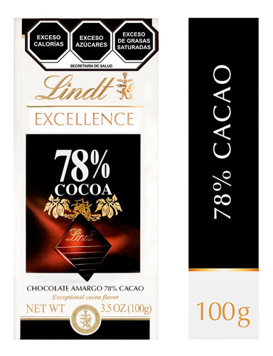Chocolate Lindt Excellence 78% Cacao 100g