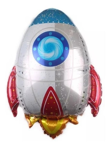 Set Globo - Celebremos Nave Espacial -5 Piezas.