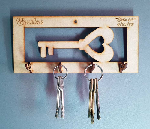 30 Porta Llaves Personalizados Cuadros Souvenirs Fibrofacil