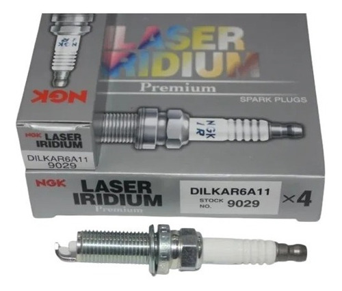 Kit 4 Bujia Ngk Laser Iridium Japon P/ Renault Koleos 2.5