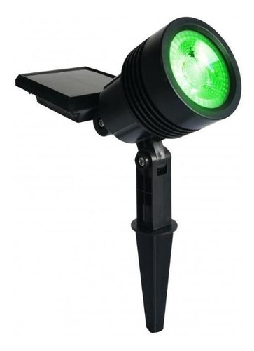 Luminaria Espeto Solar Spot Superled Verde  Ecoforce