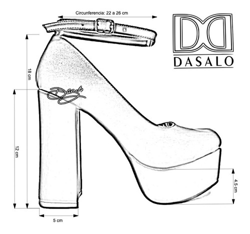 Imagen 7 de 8 de Zapatilla Para Dama Plataforma Alta Calidad Premium