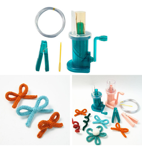 Mini Máquina De Tejer De Plástico Para Bufandas, Verde