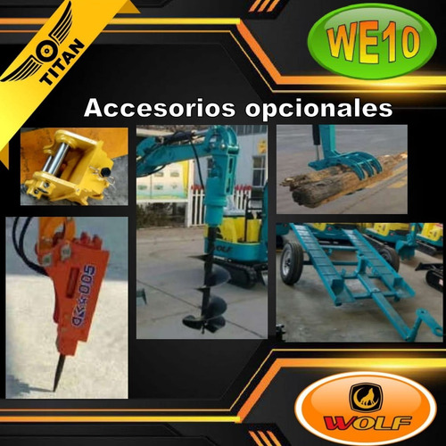 Imagen 8 de 13 de Maquinaria De Construccion Wolf Palas & Mini Retro 0hs