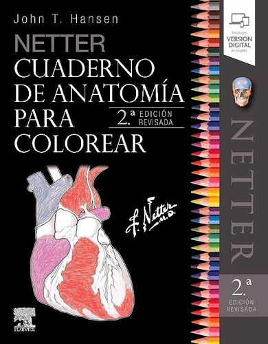 Netter Cuaderno De Anatomía Para Colorear 2º Edición