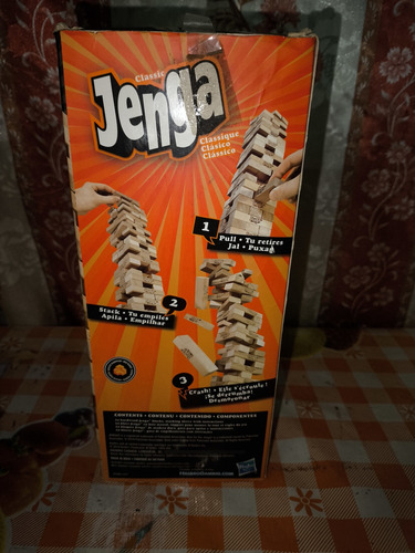 Hasbro 2019 Jenga Clásico - Juego Y 2 Sillas Infantiles (Usado)