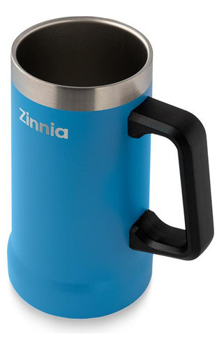 Caneca De Cerveja Zinnia Zr110 710ml Azul Znc-zr110-bu01 Cor Azul Liso