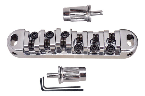 Roller Saddle Bridge Tailpiece Para Piezas De Guitarra