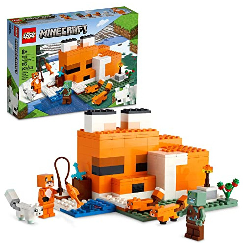 Kit De Construcción Lego Minecraft The Fox Lodge 21178