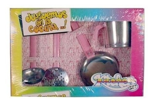 Minibateria De Cocina 4 Piezas Cacerola 2000 Cime Infantil