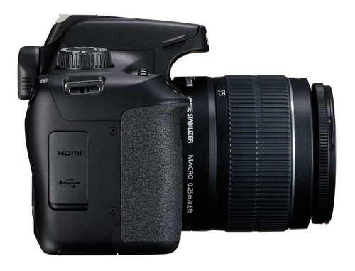 Canon EOS Rebel T100 18-55mm III Kit DSLR color negro