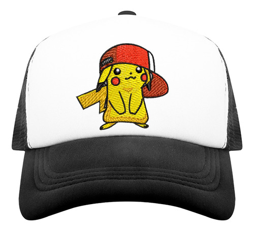 Gorra Pokémon Pikachu Efecto Bordado