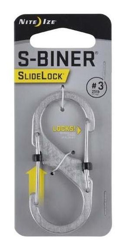 S-biner Trava Slidelock #2 Em Aço Inox - Lsb2-11-r3