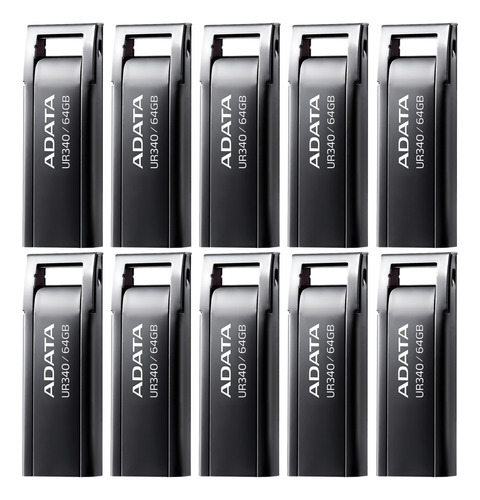 Kit 10 Memoria Usb 64gb Rapida Metalica Usb 3.2 Usb 3.0