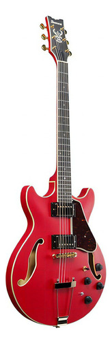 Guitarra Eléctrica Ibanez Amh90-crf Artcore Rojo Cereza Orientación De La Mano Diestro