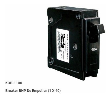 Breaker Empotrable 1 X 40 Amperios Promocion