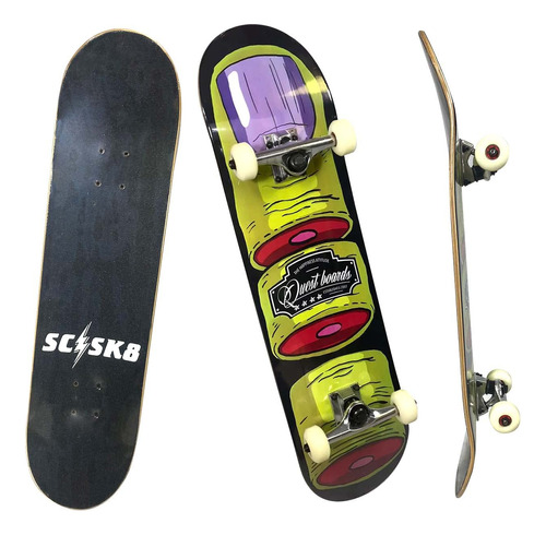 Scsk8 - Patineta Profesional Completa Premontada