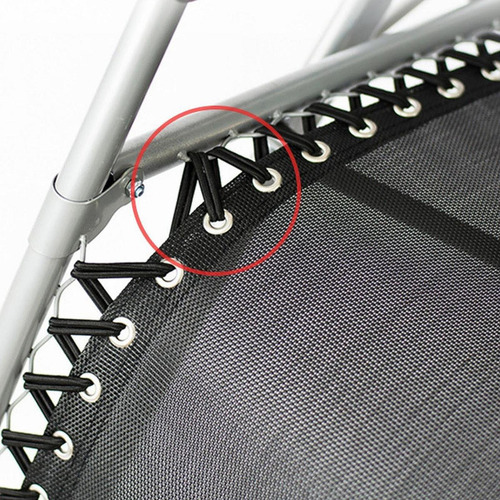 4x Cordones De Silla De Gravedad, Cuerdas Elásticas Negro
