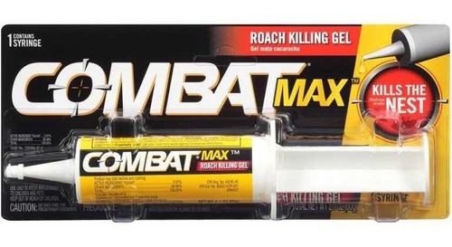 Combat Max Jeringa Americana Veneno Mata Cucaracha 60g