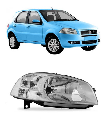 Semioptica Derecha Fiat Palio Elx 2009 - 2013