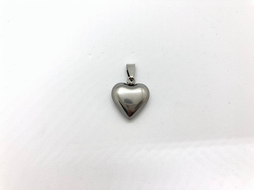 Dije Acero Quirurgico Corazon Inflado 20 X 20mm