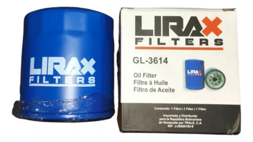 Filtro De Aceite Lirax Gl-3614 Arauca Gran Vitara Neon