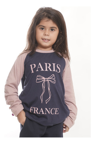 Remera Camiseta Estampada Para Niños Moño Santos Bambinos